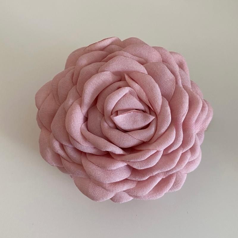 2024 New Retro Three-Dimensional Big Flower Grab French Clip Romantic Flower Small Fragrant Clip Korean Version Of Everything Temperament Anti-Collision Female Specification drawing