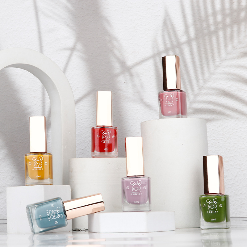 淇娅跨境时尚经典甲油方瓶车厘子梅子红裸色持久不剥美容护肤彩妆批发详情1