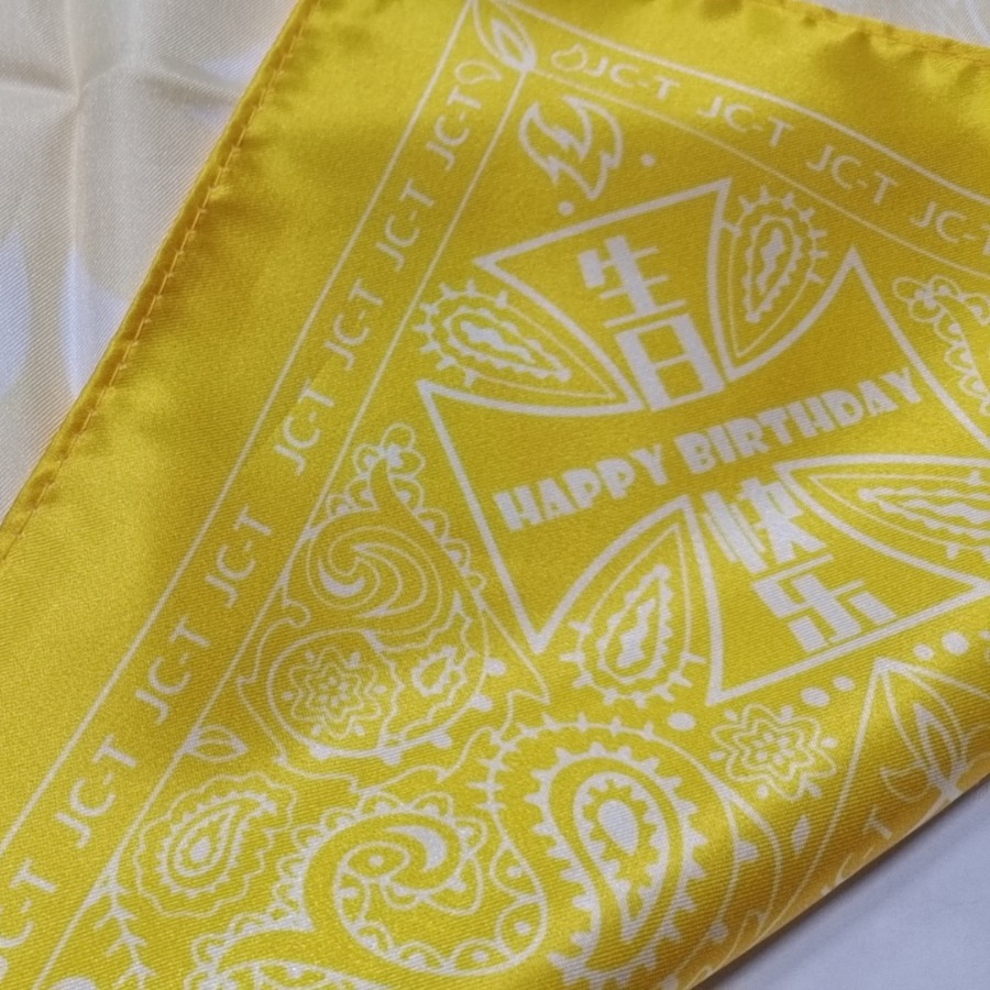 Customized logo pattern printed mulberry silk gift ribbons, small square scarves, double-sided silk scarves for faux silk enterprises Item Picture