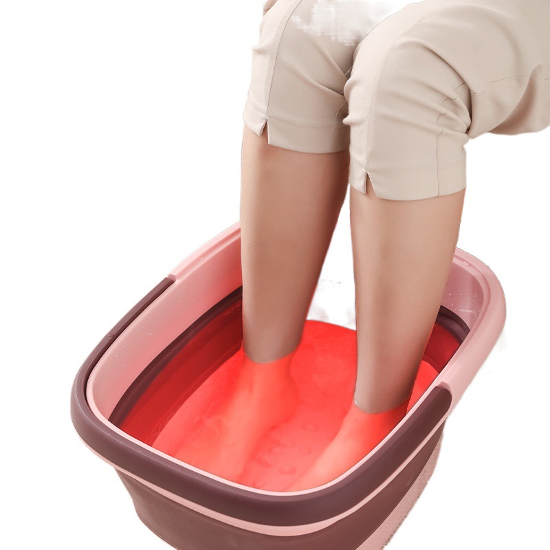 Folding foot bath bucket, foot bath basin, household foot bath and knee health care, fumigation, dormitory foot washing wonder, Gao shen 橚 Application Scenario