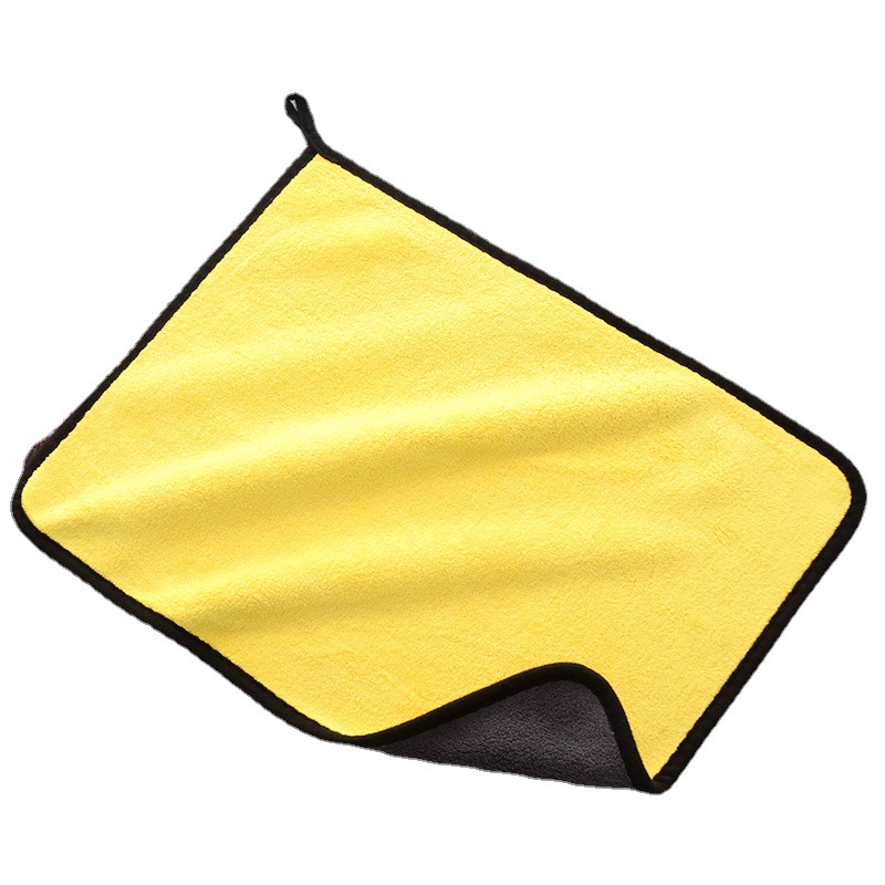 洗车用毛巾/涤锦白底实物图