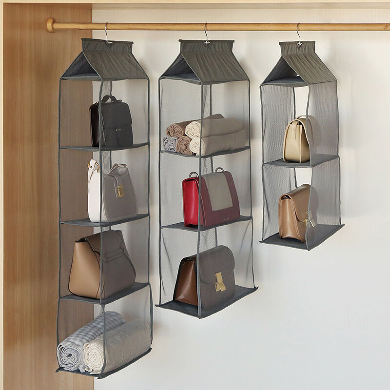 Three-dimensional dust bag bag storage bag bag storage bag bag storage bag four-layer bag eight grid bag