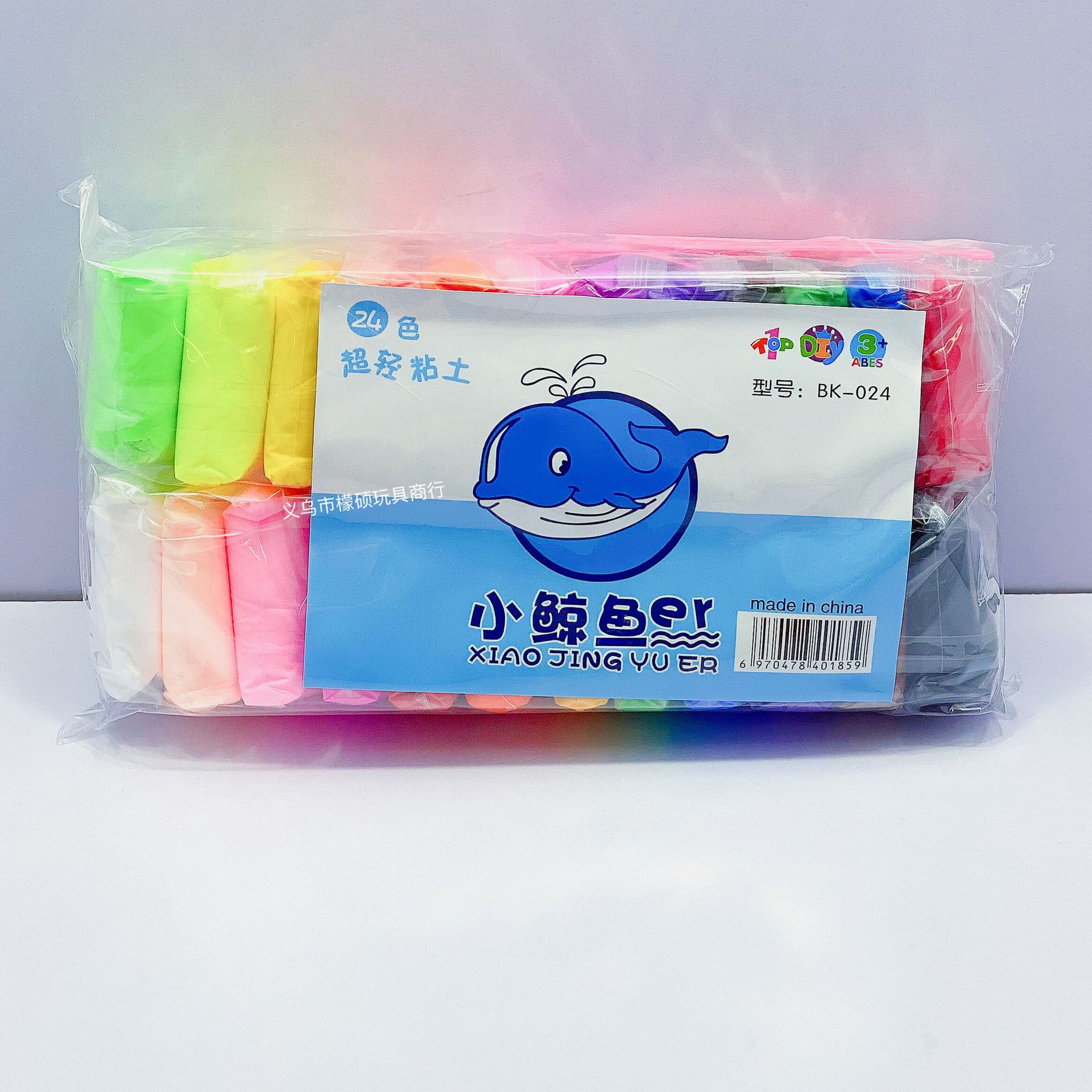 24-inch ultra-light clay set, rubber snowflake clay, colored clay, children's space clay, clay patterns, multi-sensory training Specification image