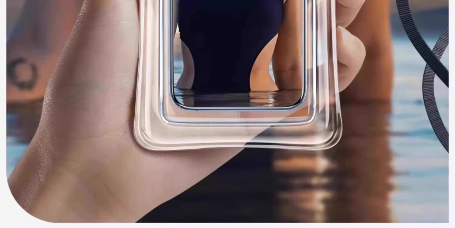 The thickened airbag protective case for waterproof mobile phones is touch-sensitive and can be used for shooting. It is suitable for travel, outdoor swimming and rafting pic 26