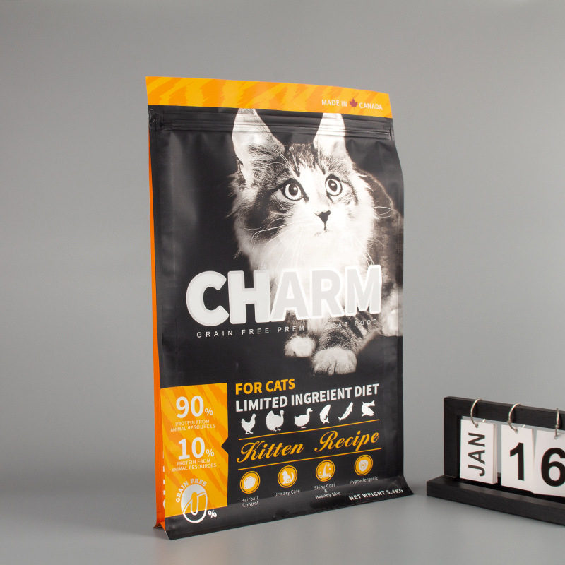 Plastic cat and dog food packaging bags, small-batch printing factory, customized aluminum foil vacuum bags, zipper self-sealing bags Application Scenario