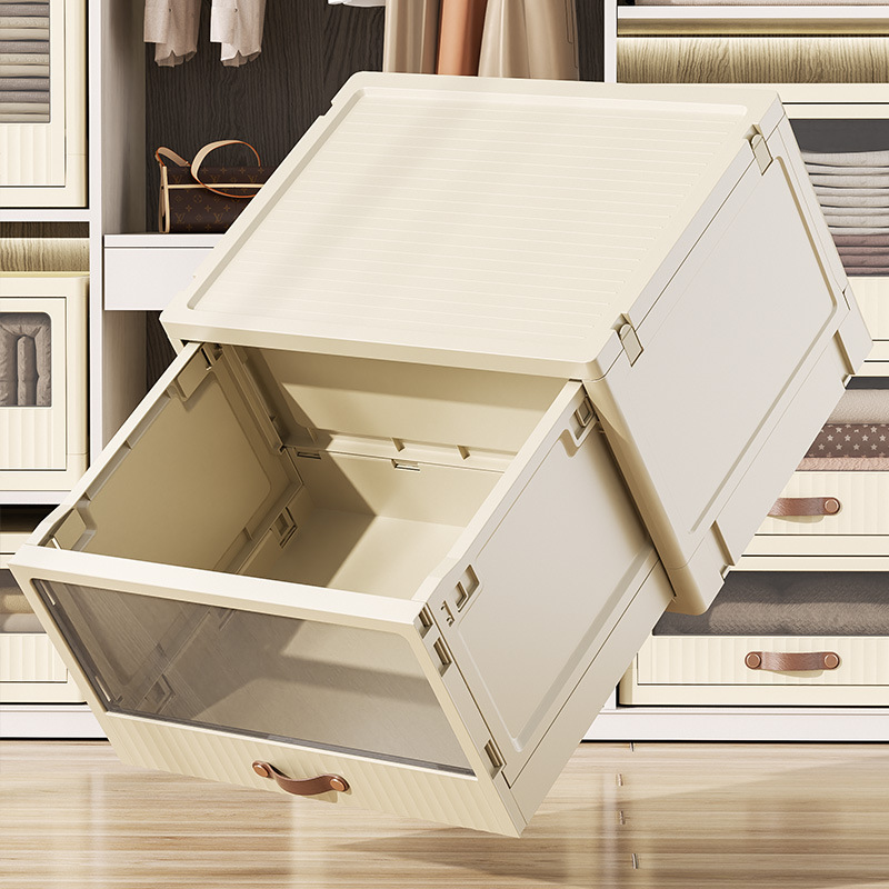 Clothes Storage Box Drawer Storage Box Household Wardrobe Clothing Locker Foldable Toy Plastic Organizer Specification drawing