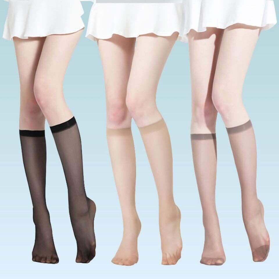 Long stockings, women's long stockings, high stockings, summer ultra-thin half-length invisible calf, mid-calf women's socks manufacturer wholesale
