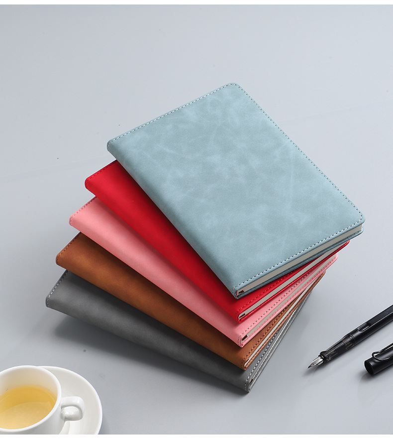 A5 Hard Shell Notebook Simple Ins Wind Meeting Record This Business Office Record Book Custom Logo