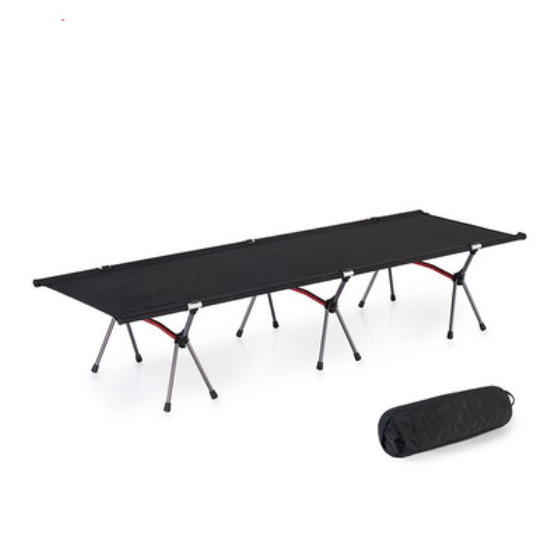 7075 Folding bed, outdoor camp bed, lightweight, adjustable height, picnic camping bed, portable office midday rest bed Application Scenario