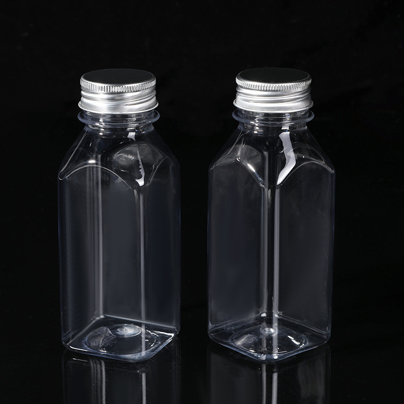 Net Red Transparent Beverage Bottle Bubble Glue Plastic Packaging Bottle Food Grade Disposable Small Bottle Milk Tea Wholesale Application Scenario