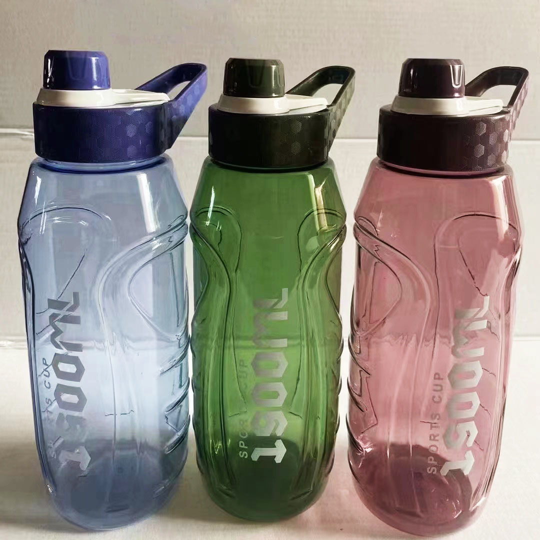 Printing Large Capacity Water Bottle Oblique Handle Seal Sports Water Bottle Small Mouth Screw Cap Handy Cup Wholesale Rs-201616