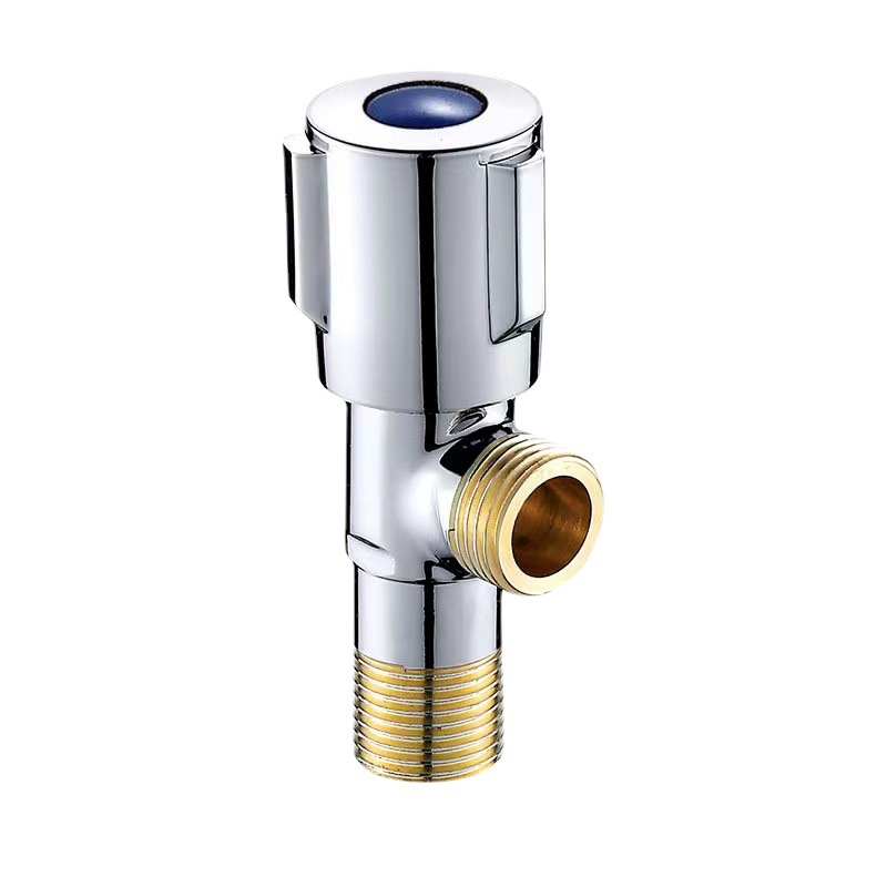 Manufacturers Wholesale Pure Copper Triangle Valve Full Copper Thickened Angle Valve Water Heater Toilet Water Stop Valve Hot And Cold Household Copper Angle Valve Item Picture