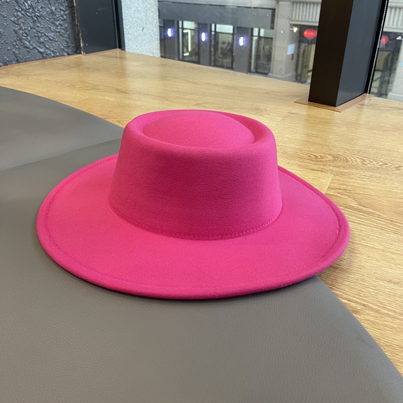 A Total Of 21 Colors Have The Shape Of The Wool-Like Jazz Hat Top Hat Woman Spring And Winter Korean Version Of The Japanese Hat Tide Ins New Application Scenario