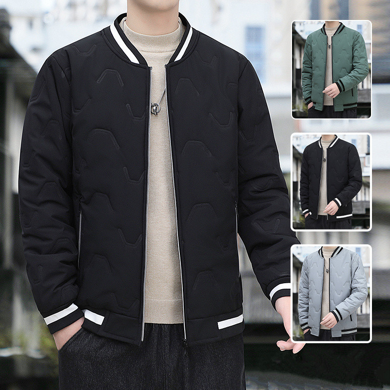 2022 New Winter Men's Jacket Padded Coat Men's Casual Jacket Thick Warm Baseball Clothing Menswear Trend details Picture