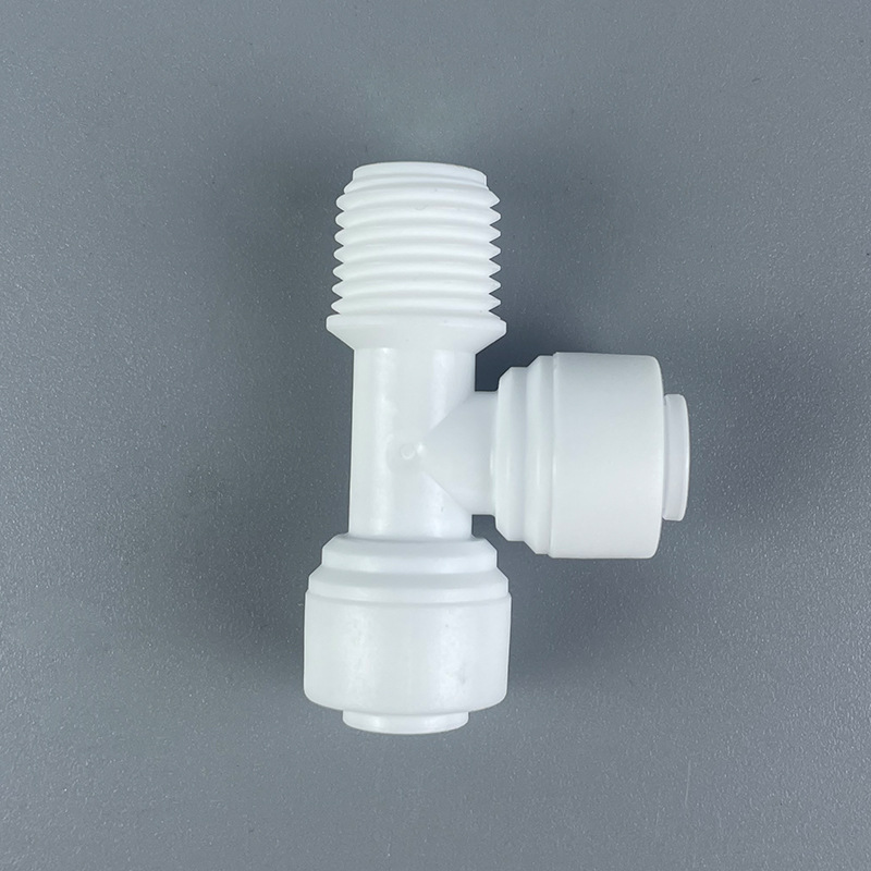 Purificador de agua conector rápido de 2 hilos de rosca lateral tee de 2 hilos de rosca externa de 2 hilos de rosca rápida de 2 hilos RO conector purificador de agua conector purificador de agua Specification image