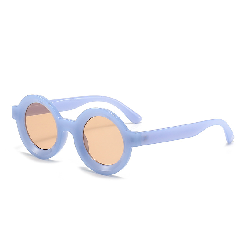 New cross-border fashionable round concave wide-leg sunglasses, retro style for men and women, trendy foreign trade Application Scenario