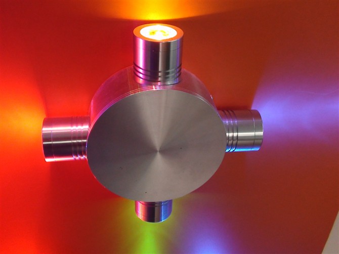Colorful LED wall lamps, seven-color lights, background wall decorative lights, KTV bars, Internet celebrity Douyin, corridor spotlights, corridor lights Application Scenario