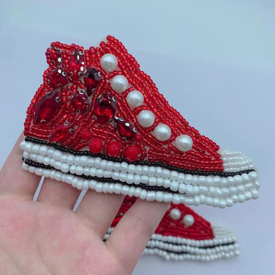 Lan Tong Spot Hand Nail Bead Rice Bead Rhinestone Shoes Bag Clothing Sewing Cloth Attached Beaded Jewelry details Picture