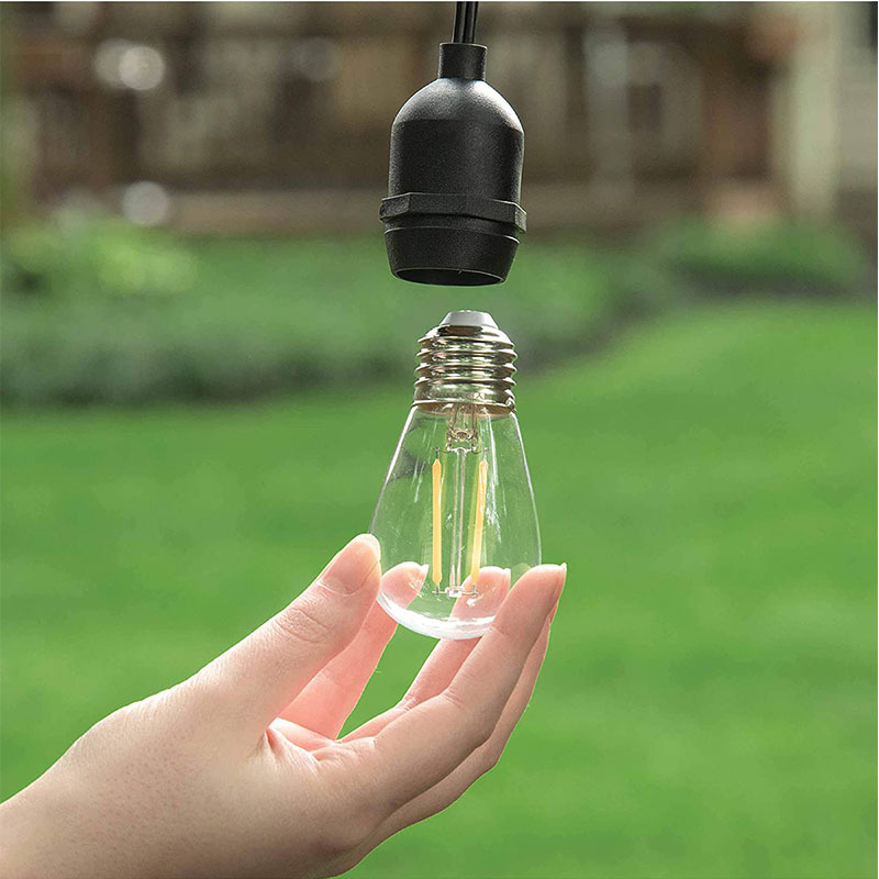LED light string outdoor garden LED outdoor garden light string bubble ball light string waterproof light string wholesale in stock Specification drawing