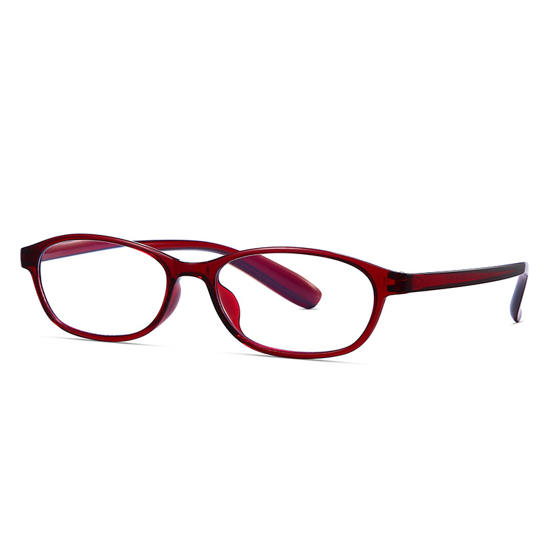 Anti-blue light ultra-light resin reading glasses, anti-fatigue reading glasses for middle-aged and elderly people, simple and high-end glasses for men and women, retro style Item Picture