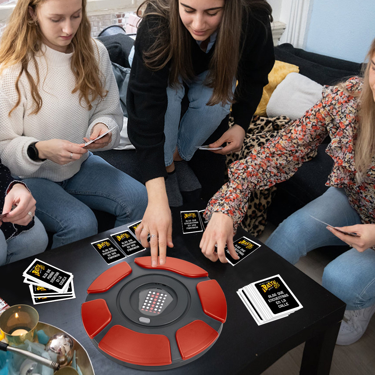 Cross-border bestseller Crazy Letter Board, English word game, turntable board game, interactive game board, toy wholesale details Picture