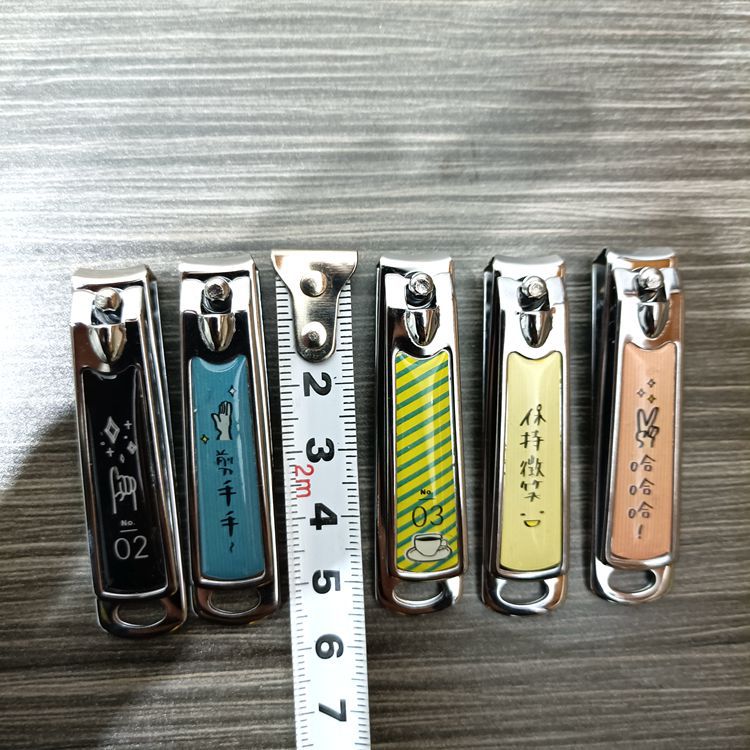 308 nail clippers with printed fashion, nail clippers, nail clippers, nail scissors, 1 yuan, 2 yuan wholesale supply Item Picture