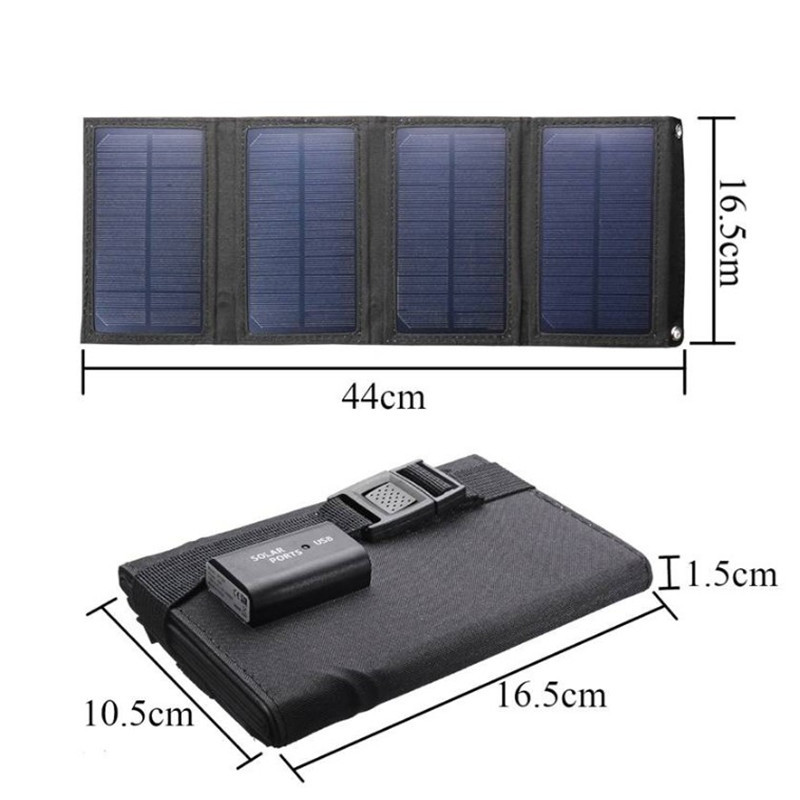 Solar Folding Outside Solar Charging Panel Small Solar Charging Pack Item Picture