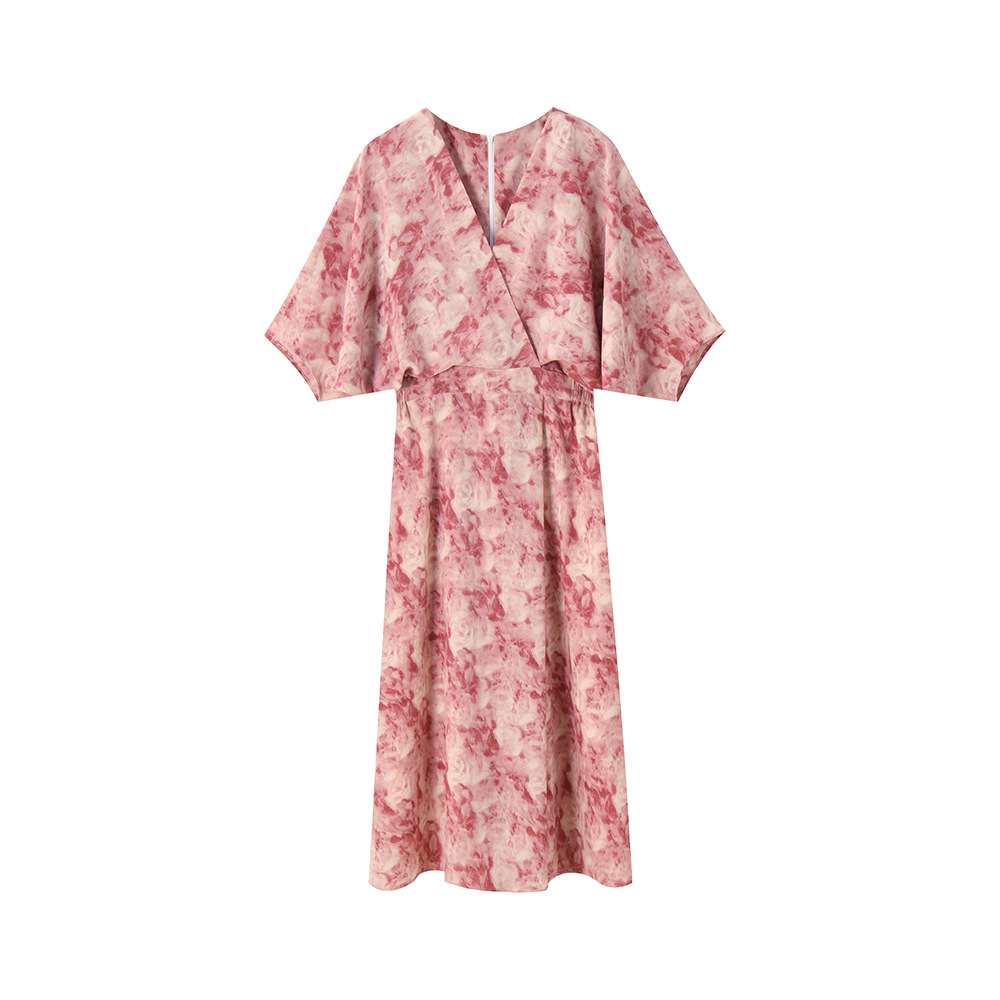 连衣裙/慵懒风连衣裙夏季/晚礼服/短裙女修身职业/穆斯林服饰白底实物图