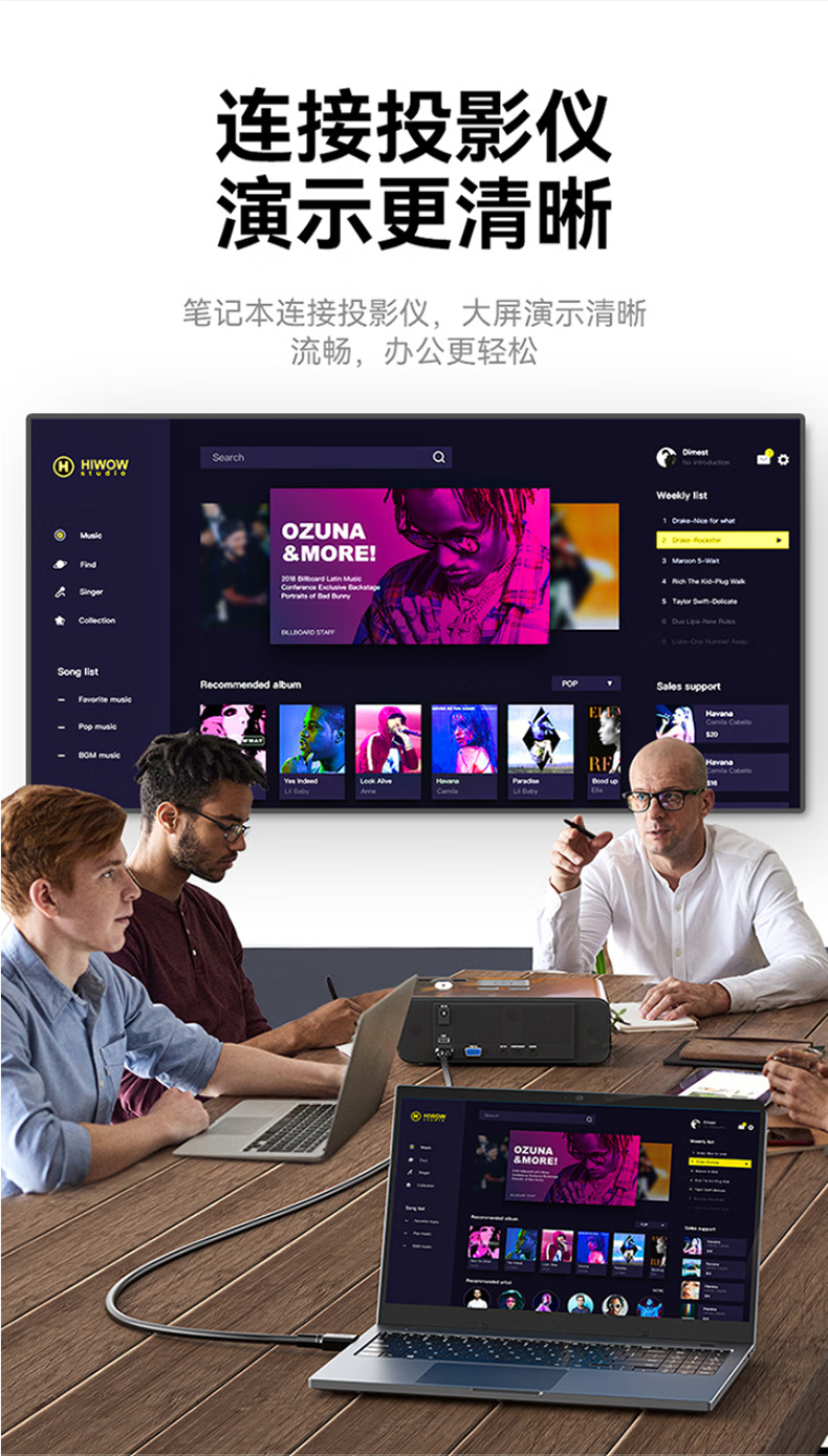 HDMI cable 2.0 version computer TV 4K high-definition cable 3D video cable set-top box projector monitor connection cable pic 12