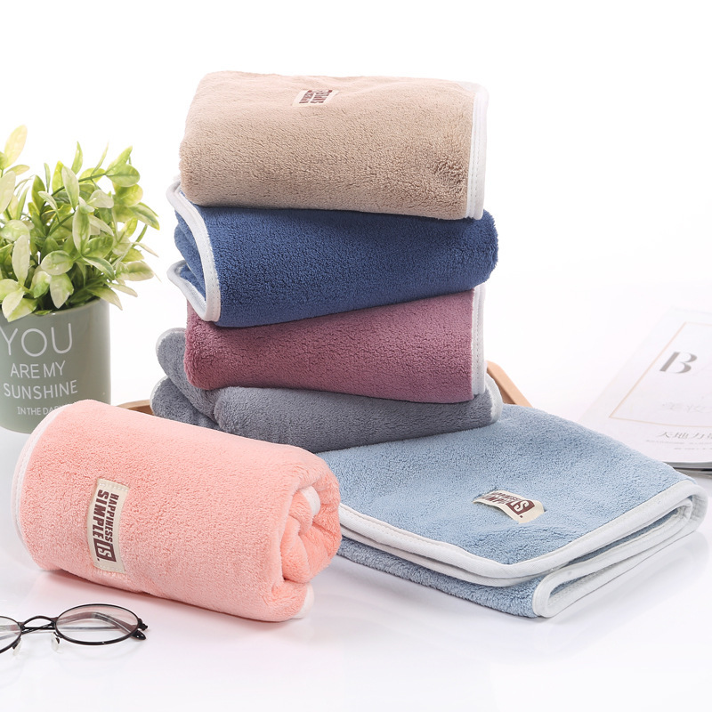 【LOVELY HOME】【 Hold Jia 】 Coral velvet towel soft absorbent face towel Tiktok The same type of face towel manufacturers spot wholesale can embroider character details Picture