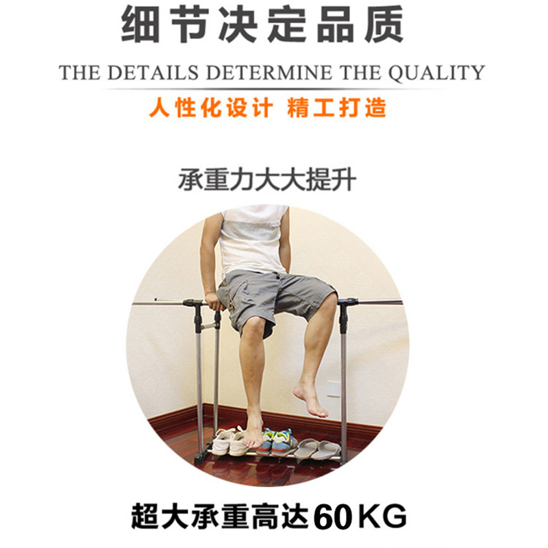 Cross Border Drying Rack Floor Lift To Be Dried Clothes And Hat Rack Indoor Balcony Moving Hanger Multi-Function Drying Hanger details Picture