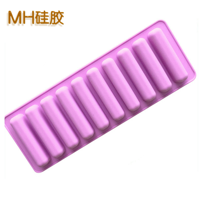 Minghao Finger Cookie Mold 10 Even Cookie Silicone Mold Molar Stick Cake Mold Chocolate Mold Production Lifting details Picture