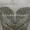 New high-quality rhinestone tight tassel wedding dress and performance clothing accessories entering Europe and America details Picture