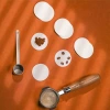 Special round powder bowl filter paper for Italian coffee machine handle, 51/58mm universal coffee filter paper details Picture