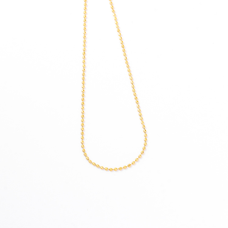 Niche design, personalized titanium steel necklace, collarbone chain, cold female style, golden DIY accessory, bare chain, hanging accessory Application Scenario