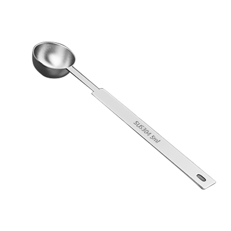 304 Stainless Steel Quantitative Spoon Coffee Milk Powder With Calibration Salt Control Spoon Special 5Ml Combination Set Measuring Spoon Item Picture