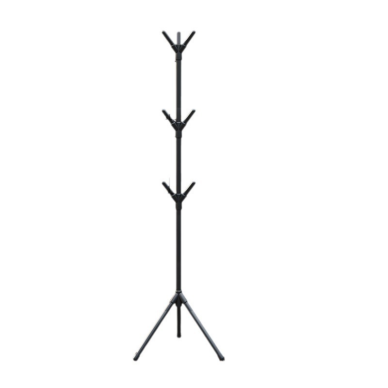 Simple assembly floor-standing coat rack, office iron coat rack, bedroom standing clothes rack, creative foyer clothes hanger Item Picture