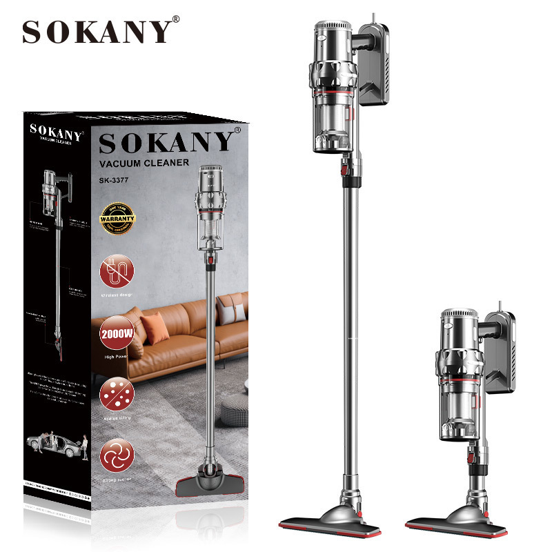 Cross-border SOKANY3377 household handheld multi-in-one wireless charging VACUUM CLEANER details Picture