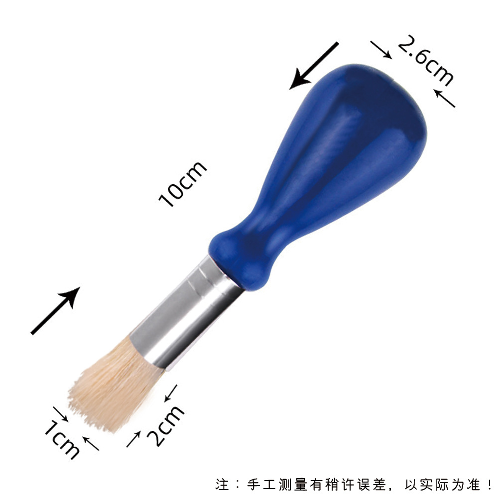 Boyixuan Cross-border best-selling pig bristle children's painting plastic water drop handle oil brush, miniature model dry brush Application Scenario