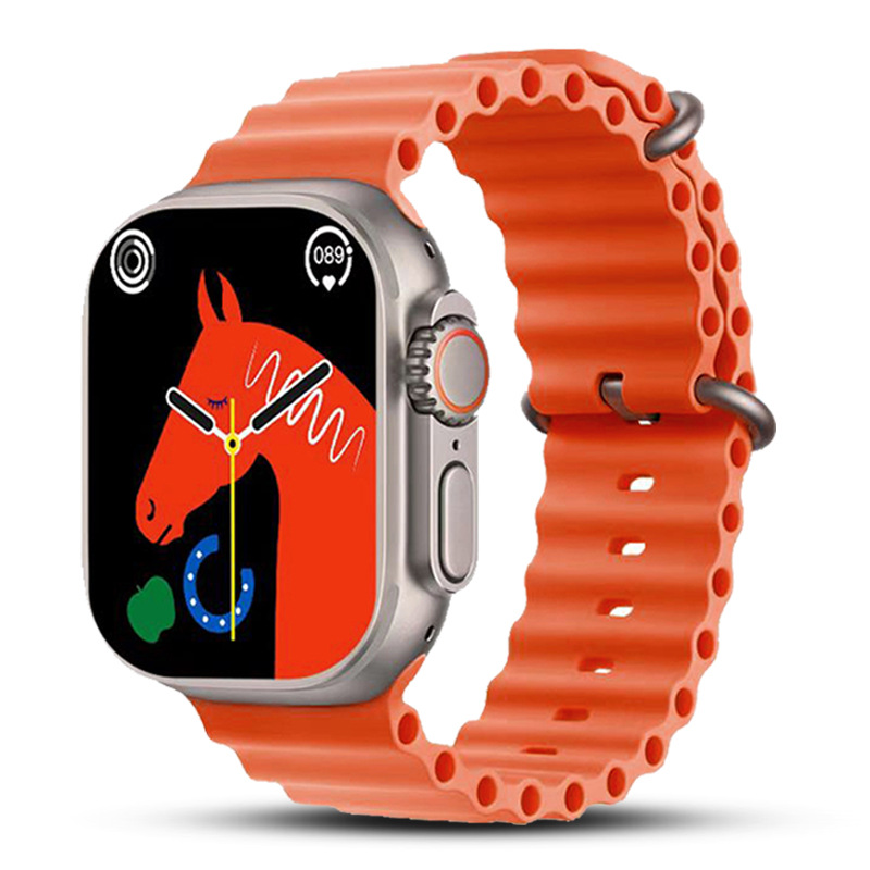 C800Ultra smartwatch, T800Ultra wireless charging, Bluetooth call, heart rate and blood pressure measurement sports watch Item Picture
