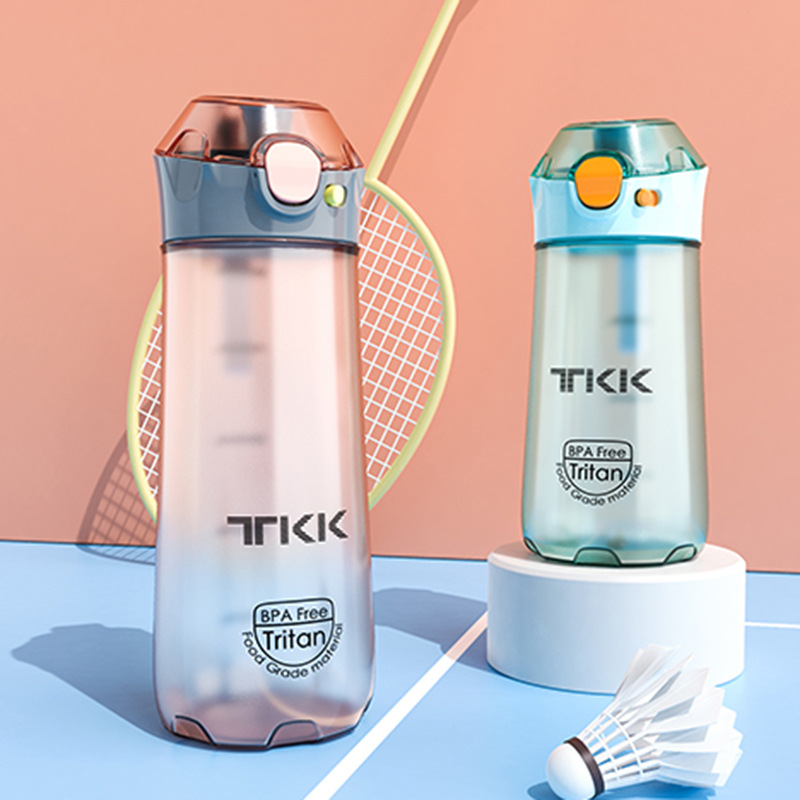 TKK路易斯Tritan户外水杯便携随手杯 纯色成人男女士运动塑料杯图