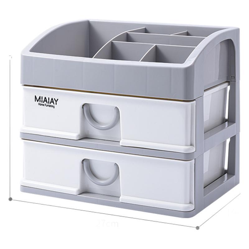 G9 Desktop miscellaneous storage box, jewelry and cosmetics storage box, multi-layer drawer type plastic dressing rack storage cabinet Item Picture
