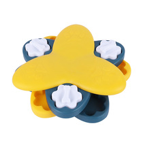 Pet supplies Amazon's new rotating dog interactive puzzle feeding toy Turntable training dog puzzle toy