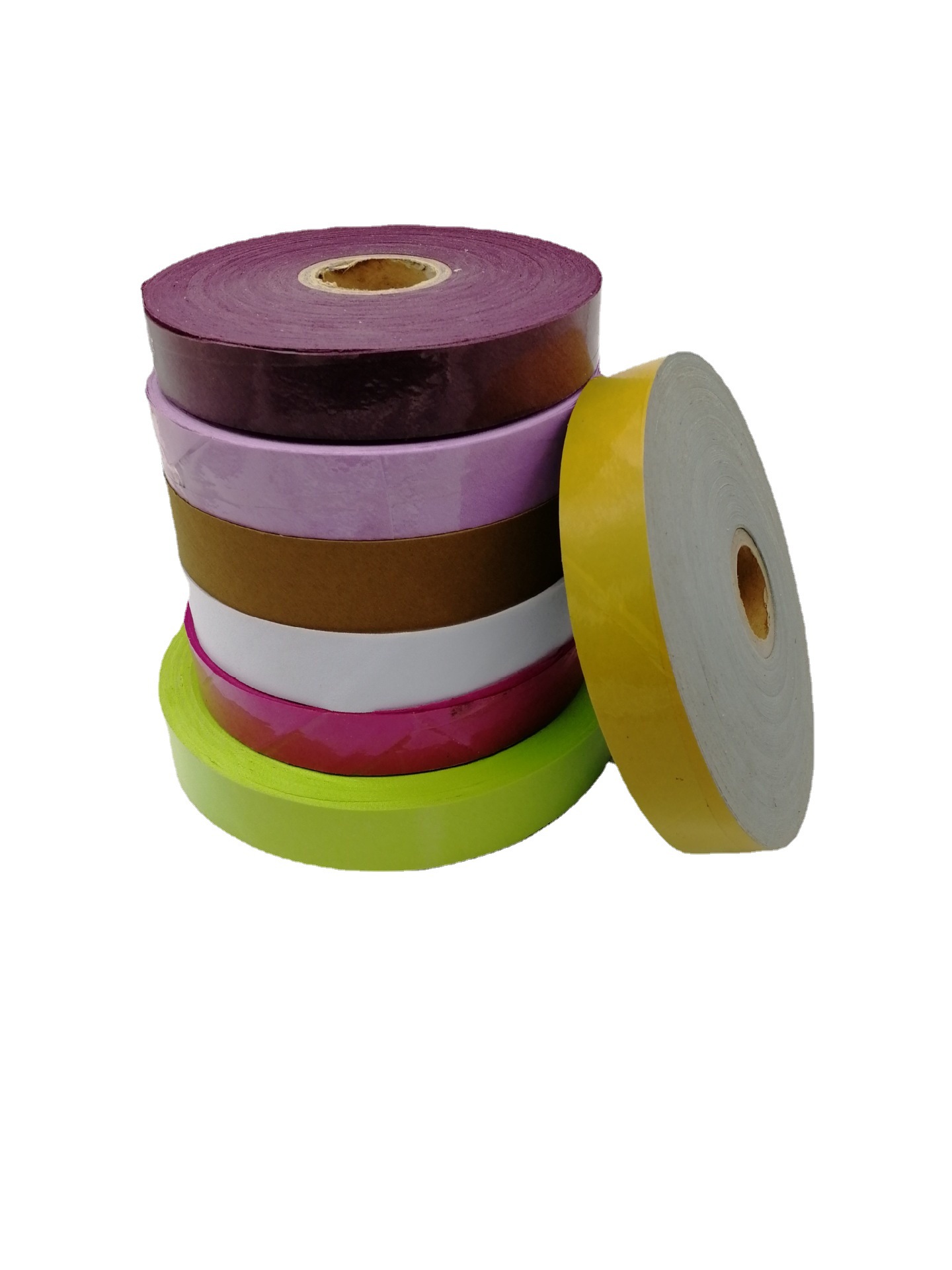 包边条涤纶/罩衣斜切上浆/涤纶包边条窗帘坐垫座白底实物图