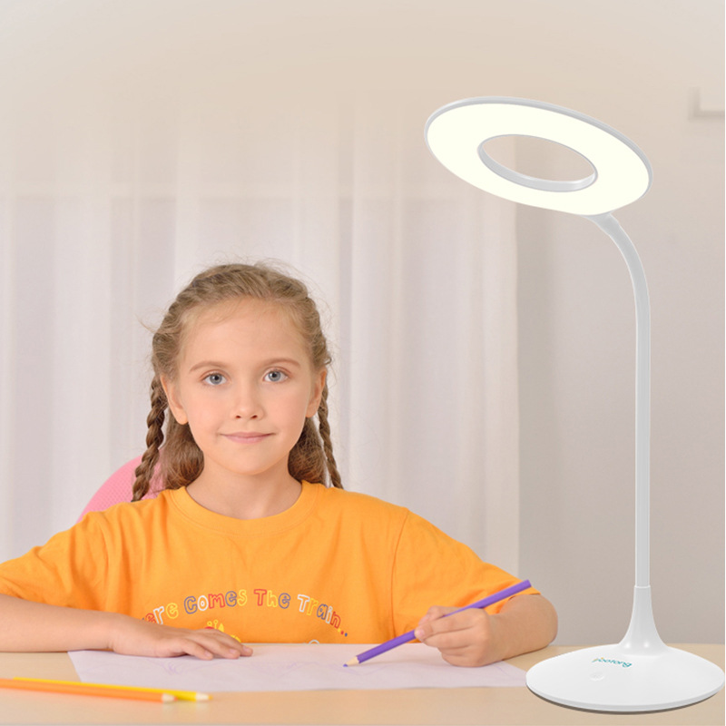 Adult and children's creative gift desk lamp LED eye-protecting desk lamp manufacturer custom processing blue light reduction smart eye-protecting lamp Specification image