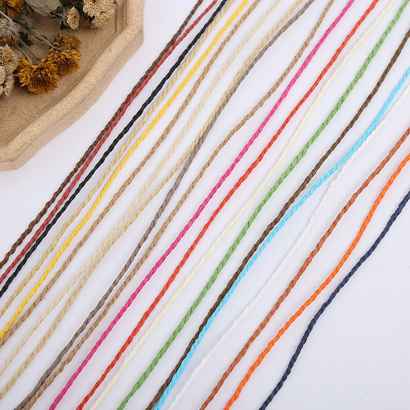 Manufacturers Directly Supply 4Mm3 Double Strands Thick Paper Rope Multi-Color Braided Rope Pet Toy Craft Decoration Advertising Rope Wholesale Application Scenario