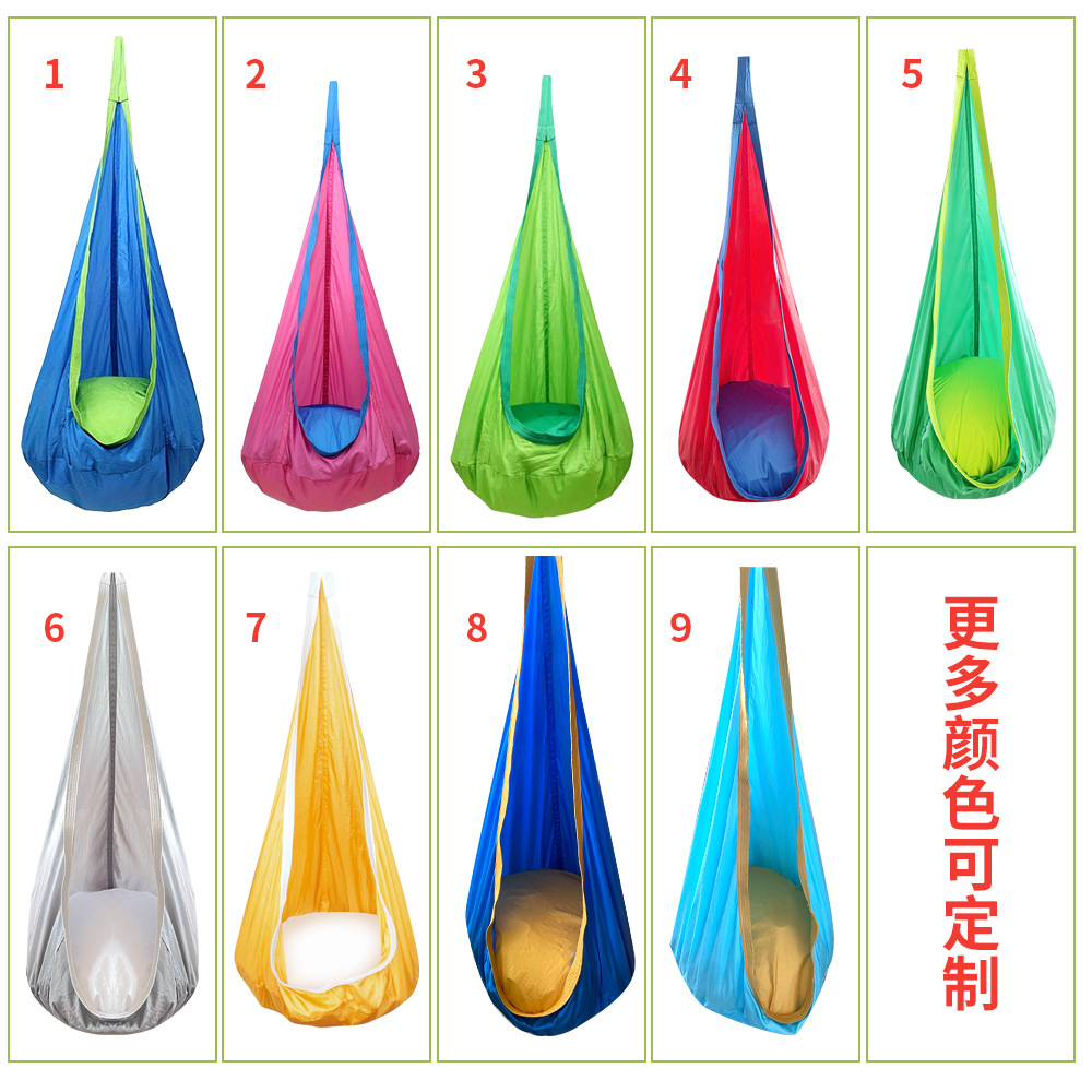 Hot-selling children's inflatable cushion bag swing, hanging swing, indoor toy, baby outdoor swing, hanging chair swing details Picture