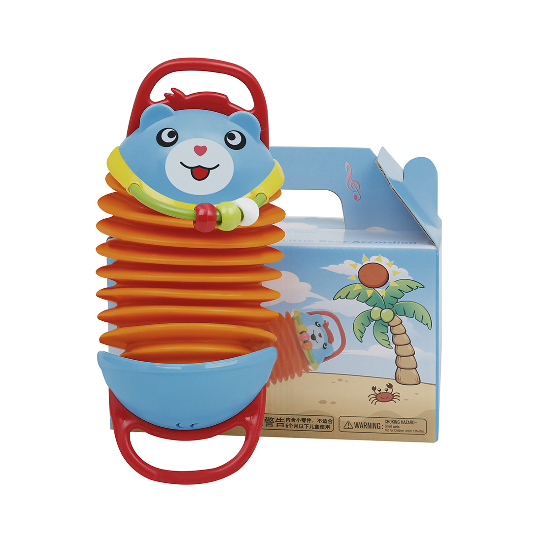 New children's educational accordion, fun early education music enlightenment toys, mini hand-pulled organ manufacturer wholesale Item Picture
