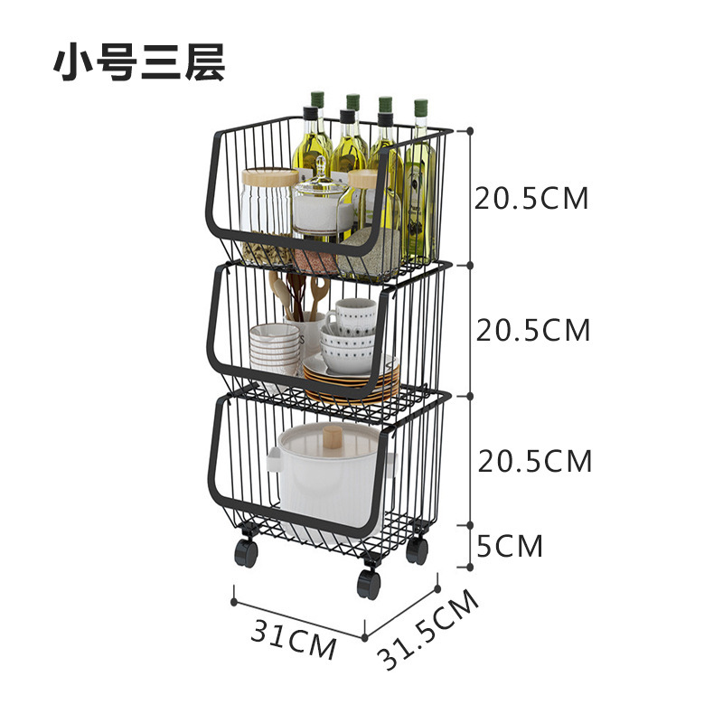 蔬菜架厨房置细节图