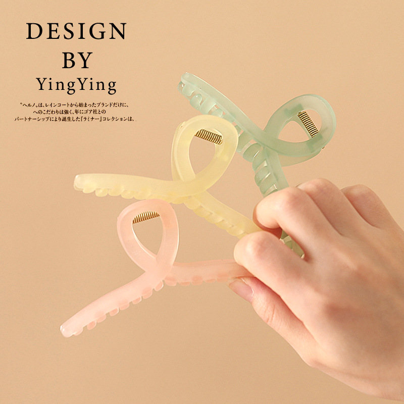 Yiwu Factory Basic Large Grab Shark Clip Advanced Sense Hairpin Grab Hairpin Headwear Spot Wholesale